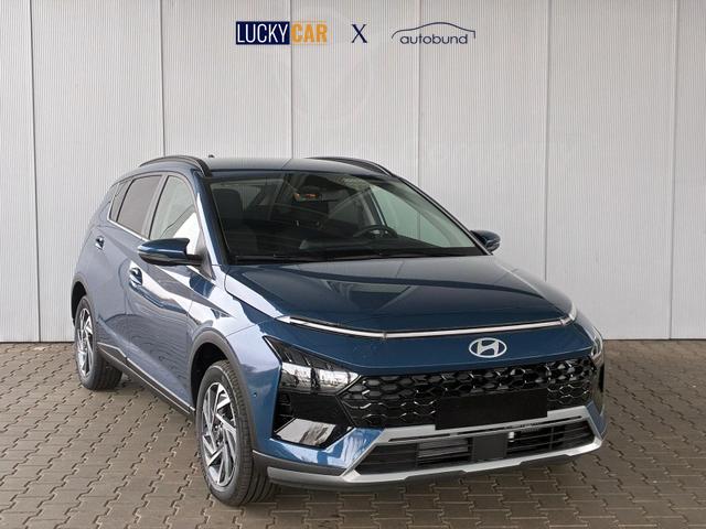 Hyundai BAYON Premium 1.0 T-GDI 100 PS 48V 7DCT / Keyless ACC Soundsystem BOSE Sitz + Lenkradheizung LED Navi PDC V&H Kamera Totwinkel Alu 16" 