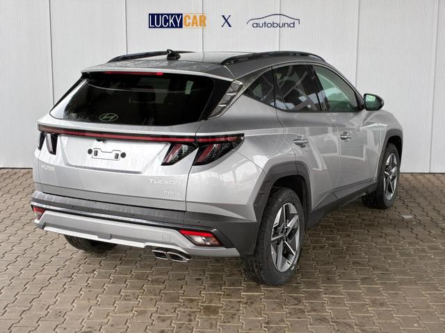 Hyundai TUCSON E-Motion 1.6 T-GDi 2WD HEV / Panoramadach ACC LED Sitz + Lenkradheizung Navi PDC V&H Kamera Alu 18" 