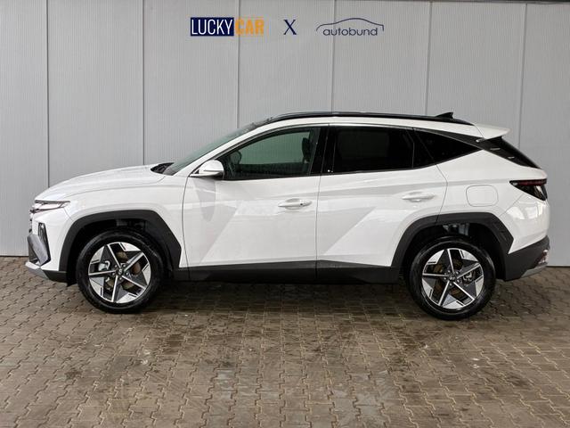 Hyundai TUCSON E-Motion 1.6 T-GDi 2WD HEV / Panoramadach ACC LED Sitz + Lenkradheizung Navi PDC V&H Kamera Alu 18" 
