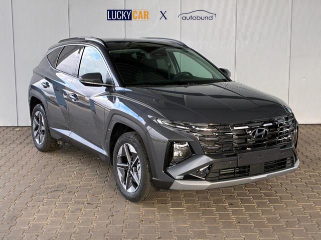 Hyundai TUCSON E-Motion 1.6 T-GDi 2WD HEV / Panoramadach ACC LED Sitz + Lenkradheizung Navi PDC V&H Kamera Alu 18" 