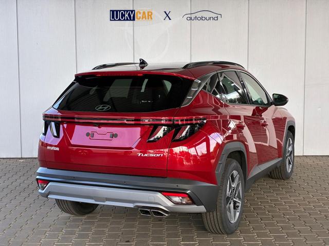 Hyundai TUCSON E-Motion 1.6 T-GDI 2WD 48V DCT / Panoramadach ACC Sitz + Lenkradheizung LED Navi PDC V&H Kamera Alu 18" 