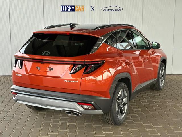Hyundai TUCSON E-Motion 1.6 T-GDI 2WD 48V DCT / Panoramadach ACC Sitz + Lenkradheizung LED Navi PDC V&H Kamera Alu 18" 