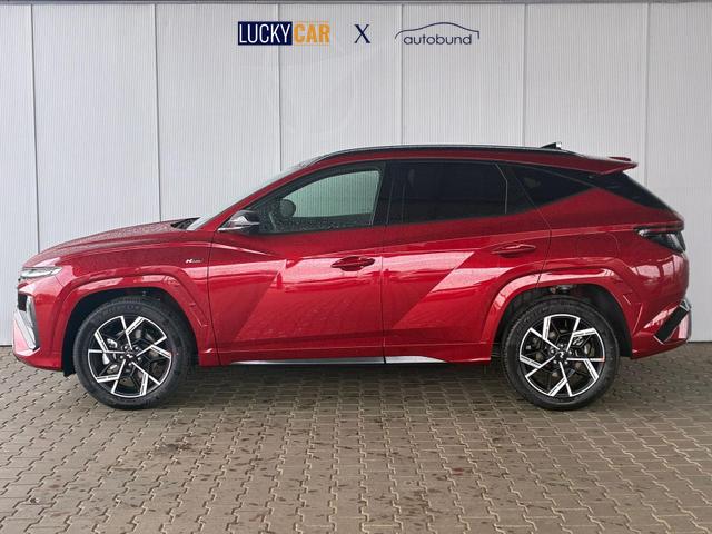 Hyundai TUCSON HEV 2WD N-Line X Pano / MY27 Panoramadach Head-Up 360&deg; Kam. ACC Sitz + Lenkradheiz. Sitzbel&uuml;ftung Alu 19" 