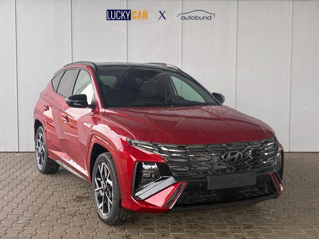 Hyundai TUCSON HEV 2WD N-Line X Pano / MY27 Panoramadach Head-Up 360&deg; Kam. ACC Sitz + Lenkradheiz. Sitzbel&uuml;ftung Alu 19" 