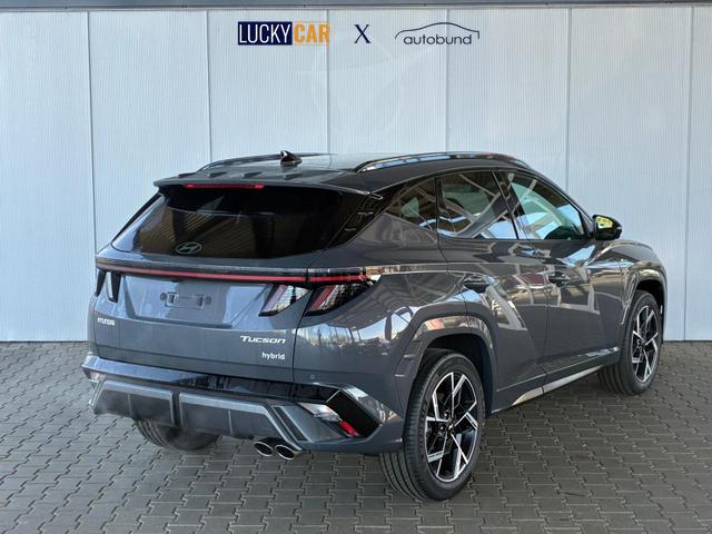 Hyundai TUCSON HEV 2WD N-Line X Pano / MY27 Panoramadach Head-Up 360&deg; Kam. ACC Sitz + Lenkradheiz. Sitzbel&uuml;ftung Alu 19" 