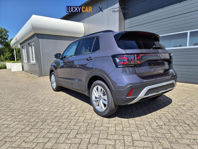 Volkswagen T-Cross 1.0 TSI 116PS DSG Life LED-Matrix-Scheinwerfer Klimaautomatik Sitzheizung PDC R&uuml;ckf.Kamera 17-LM abged.Scheiben 2xKeyless DAB+ Bluetooth Touchscreen Apple CarPlay Android Auto 