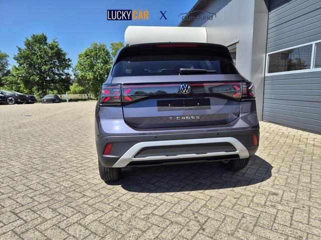 Volkswagen T-Cross 1.0 TSI 116PS DSG Life LED-Matrix-Scheinwerfer Klimaautomatik Sitzheizung PDC R&uuml;ckf.Kamera 17-LM abged.Scheiben 2xKeyless DAB+ Bluetooth Touchscreen Apple CarPlay Android Auto 