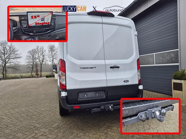Ford Transit L2H2 2.0 EcoBlue 165PS Trend Heckantrieb 3,5t 2-Sitzer AHK Sitzheizung Lenkradheizung Frontscheibe beheizb. Klimaautomatik PDC v+h Rückf.Kamera Bluetooth DAB Apple CarPlay Android Auto Tempomat Ganzj.Reifen 