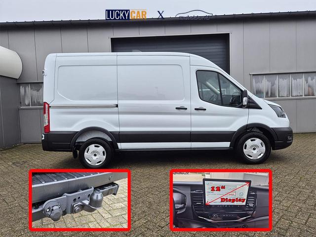 Ford Transit L2H2 2.0 EcoBlue 130PS Trend 3,5t 3-Sitzer AHK Sitzheizung Lenkradheizung Frontscheibe beheizb. Klimaautomatik Bluetooth DAB Apple CarPlay Android Auto PDC v+h Rückf.Kamera Tempomat 