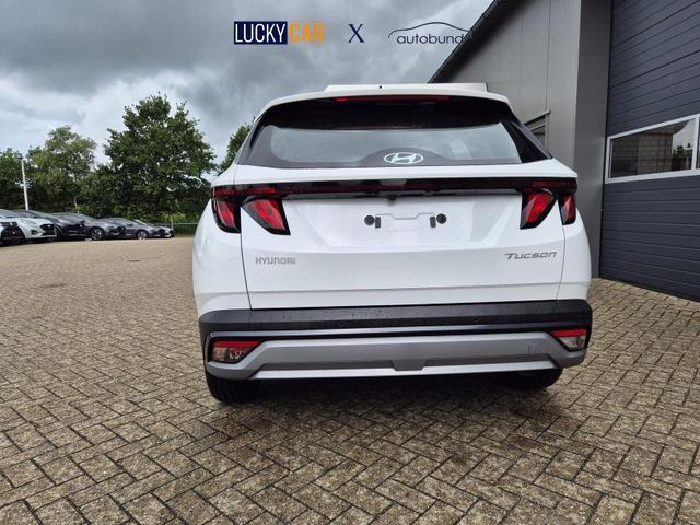 Hyundai TUCSON 1.6 T-GDI 160PS Sitzheizung Lenkradheizung Klimaautomatik Navi 12,3"-Touchscreen DAB+ wireless Apple CarPlay + Android Auto PDC v+h Rückf.Kamera 2xKeyless 17-LM 