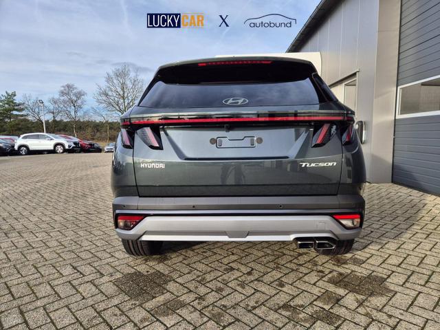 Hyundai TUCSON Trend 1.6 T-GDI 150PS Automatik TZ 2026 Teil-Leder Sitzheizung v+h Lenkradheizung Klimaautomatik Navi Touchscreen DAB+ Apple CarPlay + Android Auto PDC R&uuml;ckf.-Kamera Matrix-LED-Scheinw. 