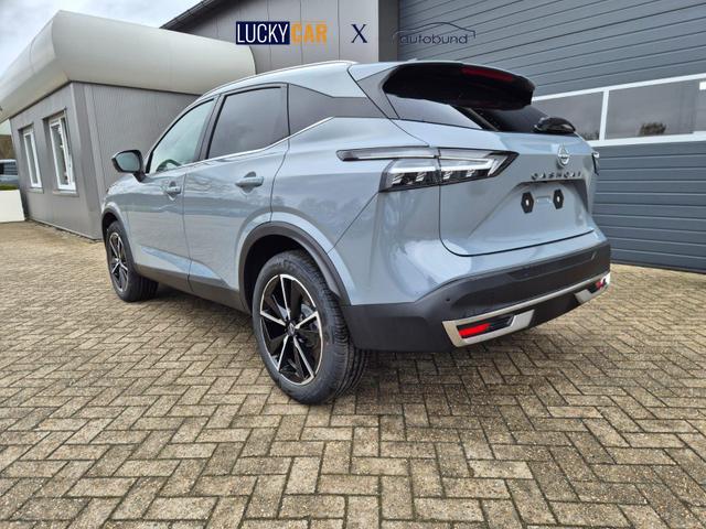 Nissan Qashqai 1.3 DIG-T MHEV 158 PS X-Tronic Tekna Voll-Leder Klimaautomatik PanoGlasdach Sitzheizung Lenkradheizung Navi Head-Up Display elektr. Heckklappe ACC PDC v+h 360&deg;Kamera DAB Bluetooth Touchscreen Apple CarPlay Android Auto 19"LM 