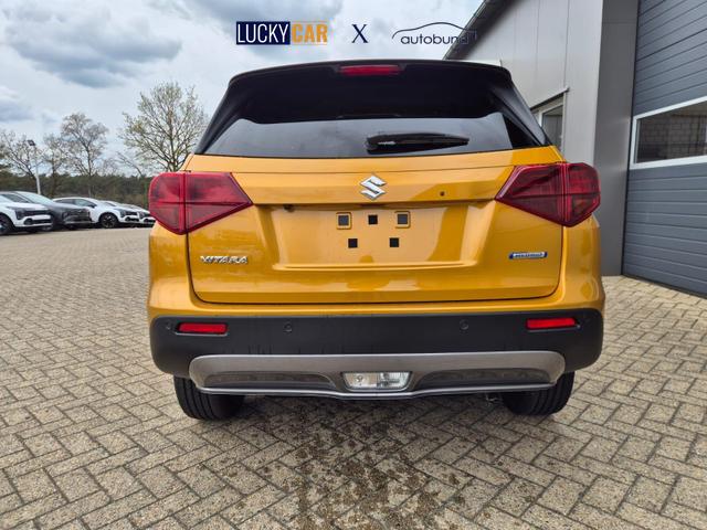 Suzuki Vitara Comfort+ 110PS Automatik MHEV 1.4 Boosterjet Teilleder Navi Klimaautomatik Sitzheizung ACC PDC v+h R&uuml;ckf.Kamera Suzuki-Radio Apple CarPlay Android Auto Touchscreen 2xKeyless 17-LM 