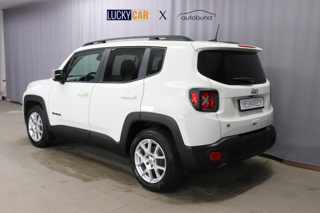 Jeep Renegade 1.5 T4 DCT7 e-Hybrid Limited 1469 96 kW296 Alpine White 020 Stoff Schwarz "7KS Winter-Paket 070 Seitenscheiben hinten und Heckscheibe verdunkelt 5CA Alpine White"
