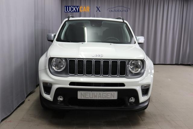 Jeep Renegade 1.5 T4 DCT7 e-Hybrid Limited 1469 96 kW296 Alpine White 020 Stoff Schwarz "7KS Winter-Paket 070 Seitenscheiben hinten und Heckscheibe verdunkelt 5CA Alpine White"