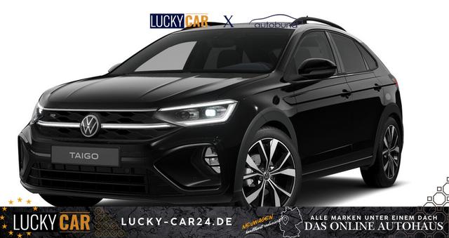 Bestellfahrzeug, konfigurierbar Volkswagen Taigo - R-Line Limited 1.0 TSI 115PS inkl. 18" Alu Misano, Metallic, LED-MATRIX-Scheinwerfer IQ LIGHT, Keyless, Sicht-Paket, R&uuml;ckfahrkamera, Parksensoren vo/hi, Abgedunkelte Scheiben, Radio Ready2Discover   App-Connect, Klima, Sportsitze, M-Lederlenkrad