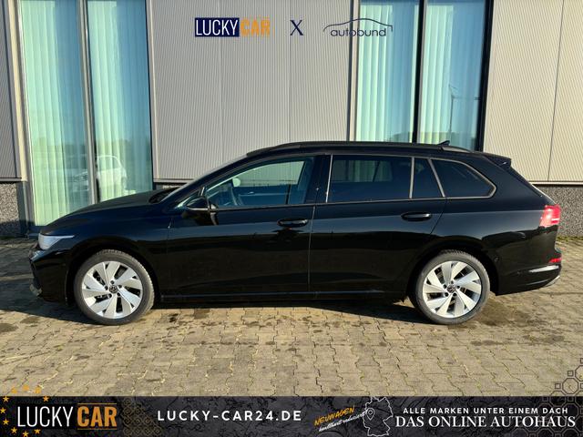 Bestellfahrzeug, konfigurierbar Volkswagen Golf Variant - Basis 1.5 TSI 115PS, LED-Scheinwerfer, Radio Composition 10,3"   Wireless App-Connect, Parksensoren vorne und hinten, Climatronic, M-Lederlenkrad, Digitales Cockpit, Reserverad, Dachreling