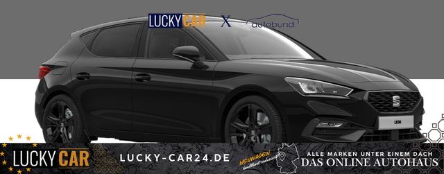 Bestellfahrzeug, konfigurierbar Seat Leon - "FR Black Edition" LIEFERUNG KOSTENLOS! 1.5 eTSI 150PS DSG, 5J GARANTIE, 18" Alu schwarz, Winterpaket, Alarm, 3-Zonen-Climatronic, Abgedunkelte Scheiben, Park Assistent, R&uuml;ckfahrkamera, Parksensoren vorn/hinten, Sportsitze, NAVIGATION 12,9", Adaptiver Tempomat, TOTER-WINKEL, MATRIX-LED-SCHEINW