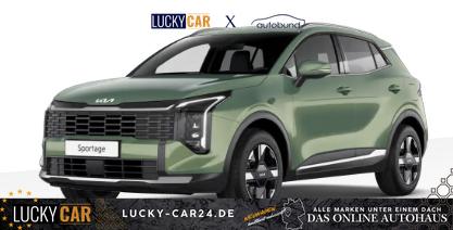 Lagerfahrzeug Kia Sportage - Silver 1.6 T-GDI 150PS AUTOMATIK, Experience-Green METALLIC, 2-Zonen-Klimaautomatik, Navigation 12,3", Parksensoren vorn/hinten, R&uuml;ckfahrkamera, 17" Alufelgen, Winterpaket/Sitzheizung vorne, Beheiztes Lederlenkrad, ACC Tempomat, Alarm, Dachreling Chrom