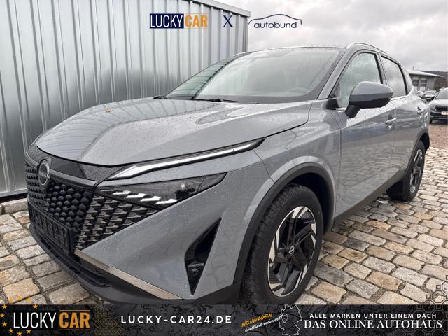 Lagerfahrzeug Nissan Qashqai - N-Connecta 1.3 DIG-T Mild Hybrid Automatik 158 PS AndroidAuto-AppleCarPlay-ProPilot-360&deg;Parkkamera-LED-Winterpaket-Keyless-Fernlichtassist-2-Zonen-Klimaautomatik-18''Alu-Sofort