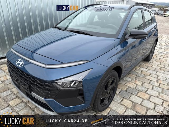 Lagerfahrzeug Hyundai BAYON - GO PLUS! 1.0 T-GDI 66 kW (90 PS) DCT7 -PDC-Kamera-16"Alu-SHZ-Lenkradheizung-LED-NAVI-Klimaanlage-AppleCarPlay&AndroidAuto-Tempomat-SUNSET-sofort