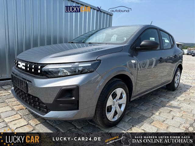 Lagerfahrzeug Dacia Sandero - Essential 1,0 100 TCe 74 kW/100 PS-6 Gang-MJ 2026-15&ldquo; Stahlfelgen-Garantie-PDC hinten-Lane Assist-LED-Tempomat-Klimaanlage-DAB-Bluetooth-sofort