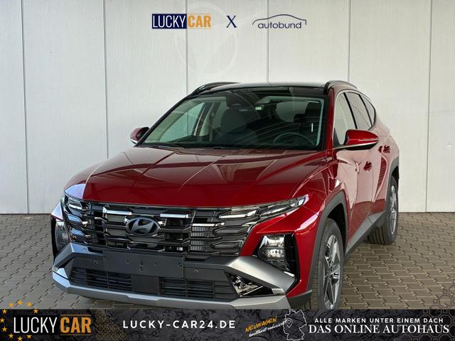 Lagerfahrzeug Hyundai TUCSON - E-Motion 1.6 T-GDI 2WD 48V DCT / Panoramadach ACC Sitz   Lenkradheizung LED Navi PDC V&H Kamera Alu 18"