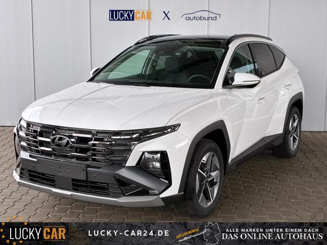 Lagerfahrzeug Hyundai TUCSON - E-Motion 1.6 T-GDI 2WD 48V DCT / Panoramadach ACC Sitz   Lenkradheizung LED Navi PDC V&H Kamera Alu 18"