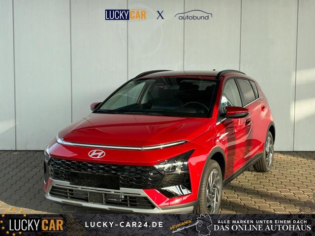 Lagerfahrzeug Hyundai BAYON - Premium 1.0 T-GDI 100 PS 48V 7DCT / Keyless ACC Soundsystem BOSE Sitz   Lenkradheizung LED Navi PDC V&H Kamera Totwinkel Alu 16"