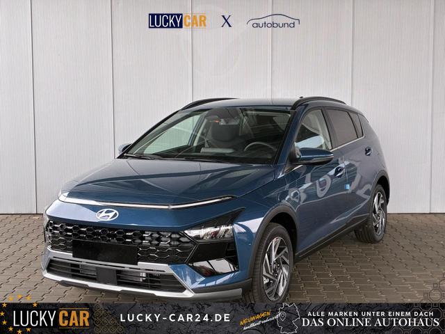 Lagerfahrzeug Hyundai BAYON - Premium 1.0 T-GDI 100 PS 48V 7DCT / Keyless ACC Soundsystem BOSE Sitz   Lenkradheizung LED Navi PDC V&H Kamera Totwinkel Alu 16"