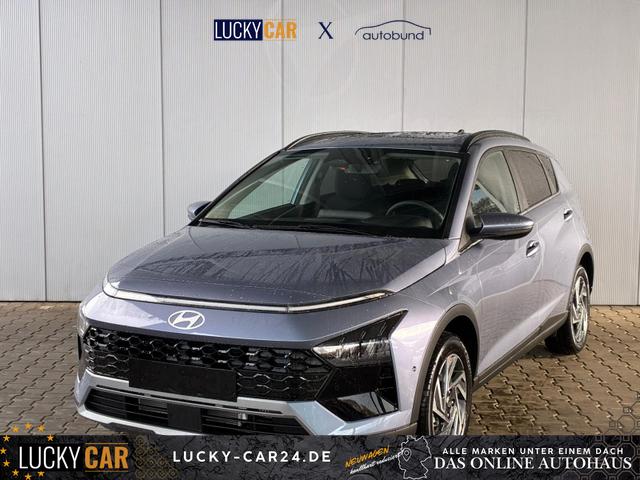 Lagerfahrzeug Hyundai BAYON - Premium Sky 1.0 T-GDI 100 PS 48V 7DCT / Keyless ACC Soundsystem BOSE Sitz   Lenkradheizung LED Navi PDC V&H Kamera Totwinkel Alu 16"