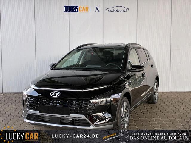 Lagerfahrzeug Hyundai BAYON - Premium Sky 1.0 T-GDI 100 PS 48V 7DCT / Keyless ACC Soundsystem BOSE Sitz   Lenkradheizung LED Navi PDC V&H Kamera Totwinkel Alu 16"