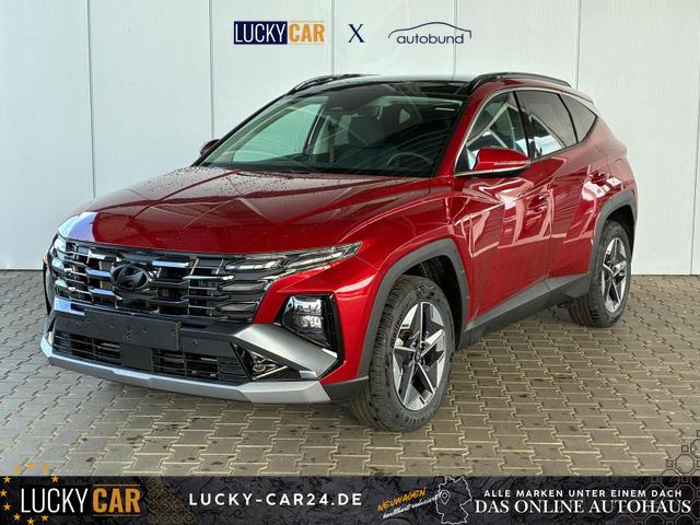 Lagerfahrzeug Hyundai TUCSON - E-Motion 1.6 T-GDi 2WD HEV / Panoramadach ACC LED Sitz   Lenkradheizung Navi PDC V&H Kamera Alu 18"