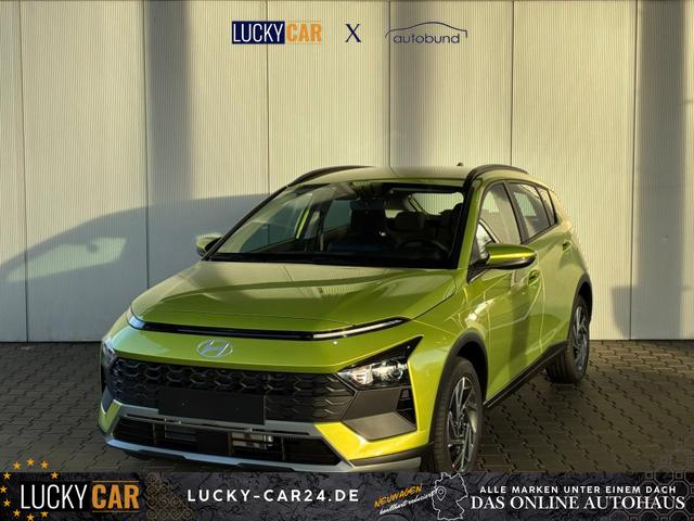 Lagerfahrzeug Hyundai BAYON - Wave 1.0 T-GDI / Sitz & Lenkradheizung Navi R&uuml;ckfahrkamera Tempomat Alu 16"