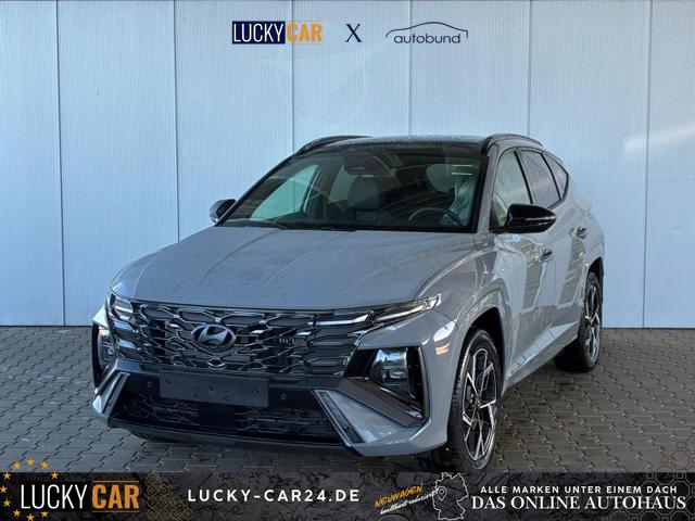 Lagerfahrzeug Hyundai TUCSON - N-Line 1.6 T-GDI 4WD HEV / Panoramadach 4x Shz ACC Head-Up Krell-Soundsystem E-Klappe Matrix-LED E-Sitze Alu 19"