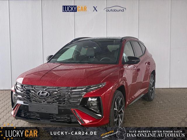 Lagerfahrzeug Hyundai TUCSON - HEV 2WD N-Line X Pano / MY27 Panoramadach Head-Up 360&deg; Kam. ACC Sitz   Lenkradheiz. Sitzbel&uuml;ftung Alu 19"