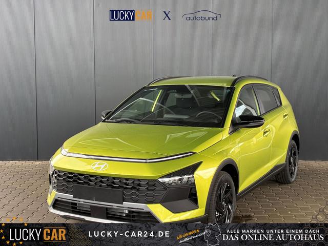 Lagerfahrzeug Hyundai BAYON - Blackline 6MT / PDC m. Kamera Sitz & Lenkr.Heiz./ LED Privasy Alu 16"