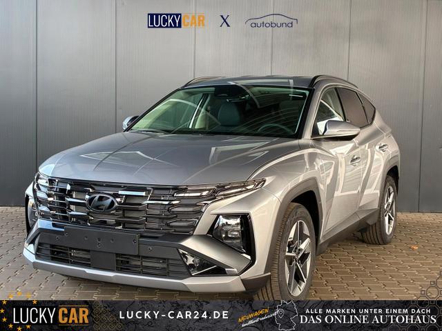 Lagerfahrzeug Hyundai TUCSON - Comfort Plus 1.6 T-GDI 4WD 7DCT / Matrix-LED ACC Teilleder Shz vo hi   Lenkradheizung Elek. Heck Alu 18"
