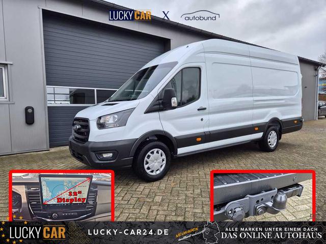 Lagerfahrzeug Ford Transit - 350 L4H3 2.0 EcoBlue 130PS Trend Heckantrieb 3,5t 2-Sitzer AHK Sitzheizung Frontscheibe beheizb. Klimaautomatik Navi PDC v h Bluetooth DAB Apple CarPlay Android Auto Tempomat Ganzj.Reifen