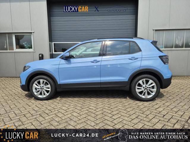 Lagerfahrzeug Volkswagen T-Cross - 1.0 TSI 116PS DSG Life LED-Matrix-Scheinwerfer Klimaautomatik Sitzheizung PDC R&uuml;ckf.Kamera 17-LM abged.Scheiben 2xKeyless DAB  Bluetooth Touchscreen Apple CarPlay Android Auto