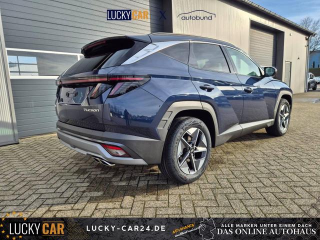 Lagerfahrzeug Hyundai TUCSON - Trend 1.6 T-GDI 150PS Automatik TZ 2026 Teil-Leder Sitzheizung v h Lenkradheizung Klimaautomatik Navi Touchscreen DAB  Apple CarPlay   Android Auto PDC R&uuml;ckf.-Kamera Matrix-LED-Scheinw.
