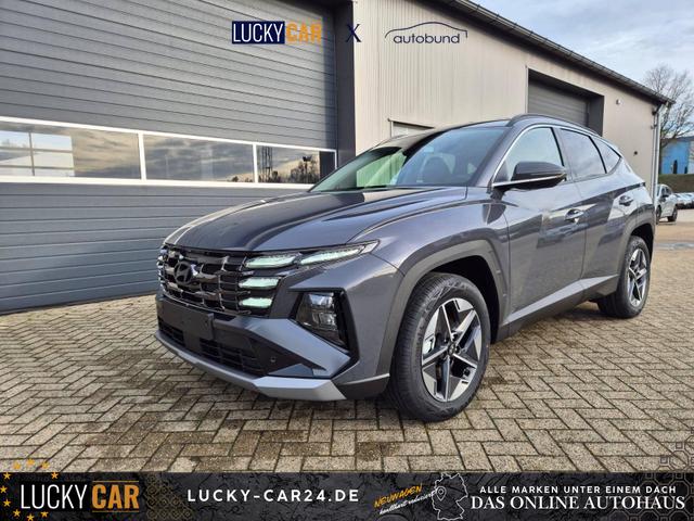 Lagerfahrzeug Hyundai TUCSON - Trend 1.6 T-GDI 150PS Automatik TZ 2026 Teil-Leder Sitzheizung v h Lenkradheizung Klimaautomatik Navi Touchscreen DAB  Apple CarPlay   Android Auto PDC R&uuml;ckf.-Kamera Matrix-LED-Scheinw.