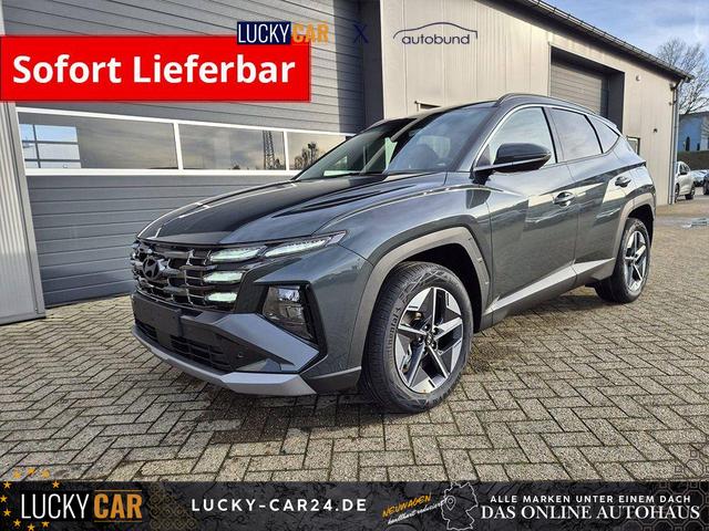 Lagerfahrzeug Hyundai TUCSON - Trend 1.6 T-GDI 150PS Automatik TZ 2026 Teil-Leder Sitzheizung v h Lenkradheizung Klimaautomatik Navi Touchscreen DAB  Apple CarPlay   Android Auto PDC R&uuml;ckf.-Kamera Matrix-LED-Scheinw.