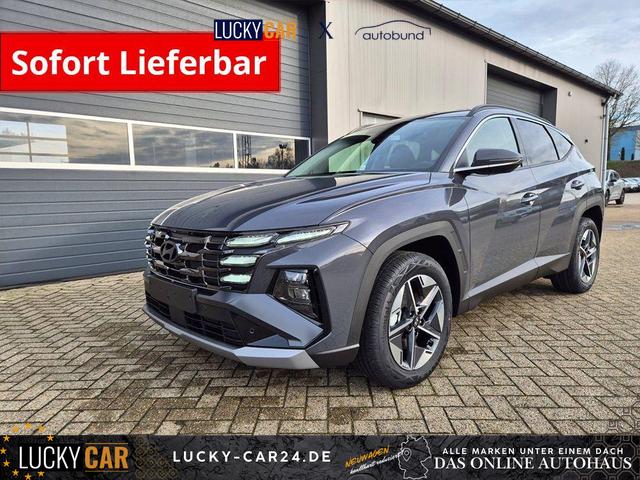 Lagerfahrzeug Hyundai TUCSON - Trend 1.6 T-GDI 150PS Automatik TZ 2026 Teil-Leder Sitzheizung v h Lenkradheizung Klimaautomatik Navi Touchscreen DAB  Apple CarPlay   Android Auto PDC R&uuml;ckf.-Kamera Matrix-LED-Scheinw.