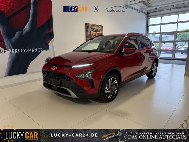 Gebrauchtfahrzeug Hyundai BAYON - i Line Plus 1.0 T-GDI 73 kW (100 PS) Klimaautomatik, Sitzheizung, Lenkradheizung, Radio, DAB, Android Auto, Apple CarPlay, Volldigitales Kombiinstrument, Privacy Glass, Bluetooth, Ambiente-Beleuchtung, 16 Zoll Leichtmetallfelgen, uvm.