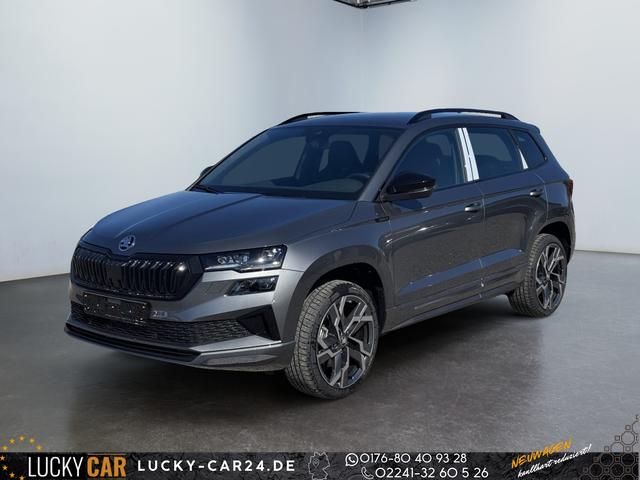 Lagerfahrzeug Skoda Karoq - Sportline 2,0 TDI DSG 2ZKlimaautomatik Canton Anh&auml;ngerkupplung Totewinkel Assistent 2 x Einparkhilfe Kamera 19 Zoll Felgen adaptiver Tempomat 5J Garantie