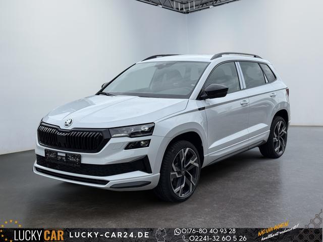 Lagerfahrzeug Skoda Karoq - Sportline 1,5 TSI DSG 2ZKlimaautomatik Canton Anh&auml;ngerkupplung Totewinkel Assistent 2 x Einparkhilfe Kamera 19 Zoll Felgen adaptiver Tempomat 5J Garantie