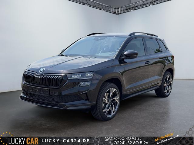 Lagerfahrzeug Skoda Karoq - Sportline 2,0 TSI 4x4 DSG Leder 2ZKlimaautomatik Canton Totewinkel Assistent 2 x Einparkhilfe Kamera 19 Zoll Felgen adaptiver Tempomat 5J Garantie