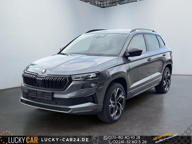 Lagerfahrzeug Skoda Karoq - Sportline 2,0 TDI DSG 2ZKlimaautomatik Canton Anh&auml;ngerkupplung Totewinkel Assistent 2 x Einparkhilfe Kamera 19 Zoll Felgen adaptiver Tempomat 5J Garantie