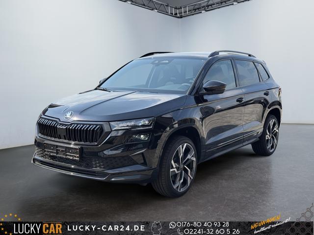 Lagerfahrzeug Skoda Karoq - Sportline 1,5 TSI DSG 2ZKlimaautomatik Canton Anh&auml;ngerkupplung Totewinkel Assistent 2 x Einparkhilfe Kamera 19 Zoll Felgen adaptiver Tempomat 5J Garantie